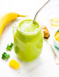 Kale Pineapple Healthy Breakfast Smoothie